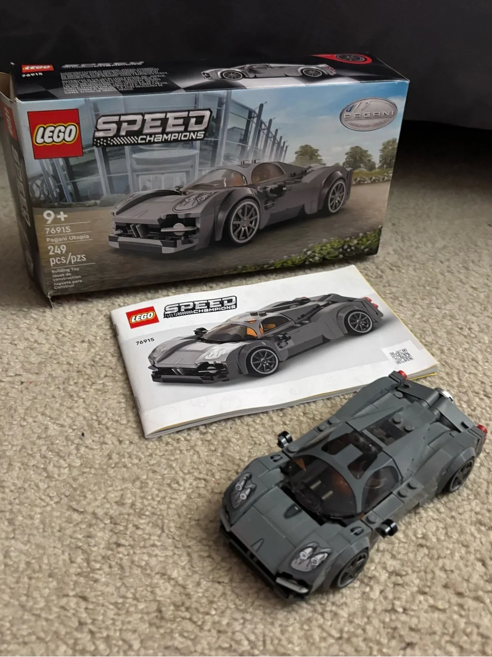 Lego Speed Champions collection of 6 cars - original boxes and instructions